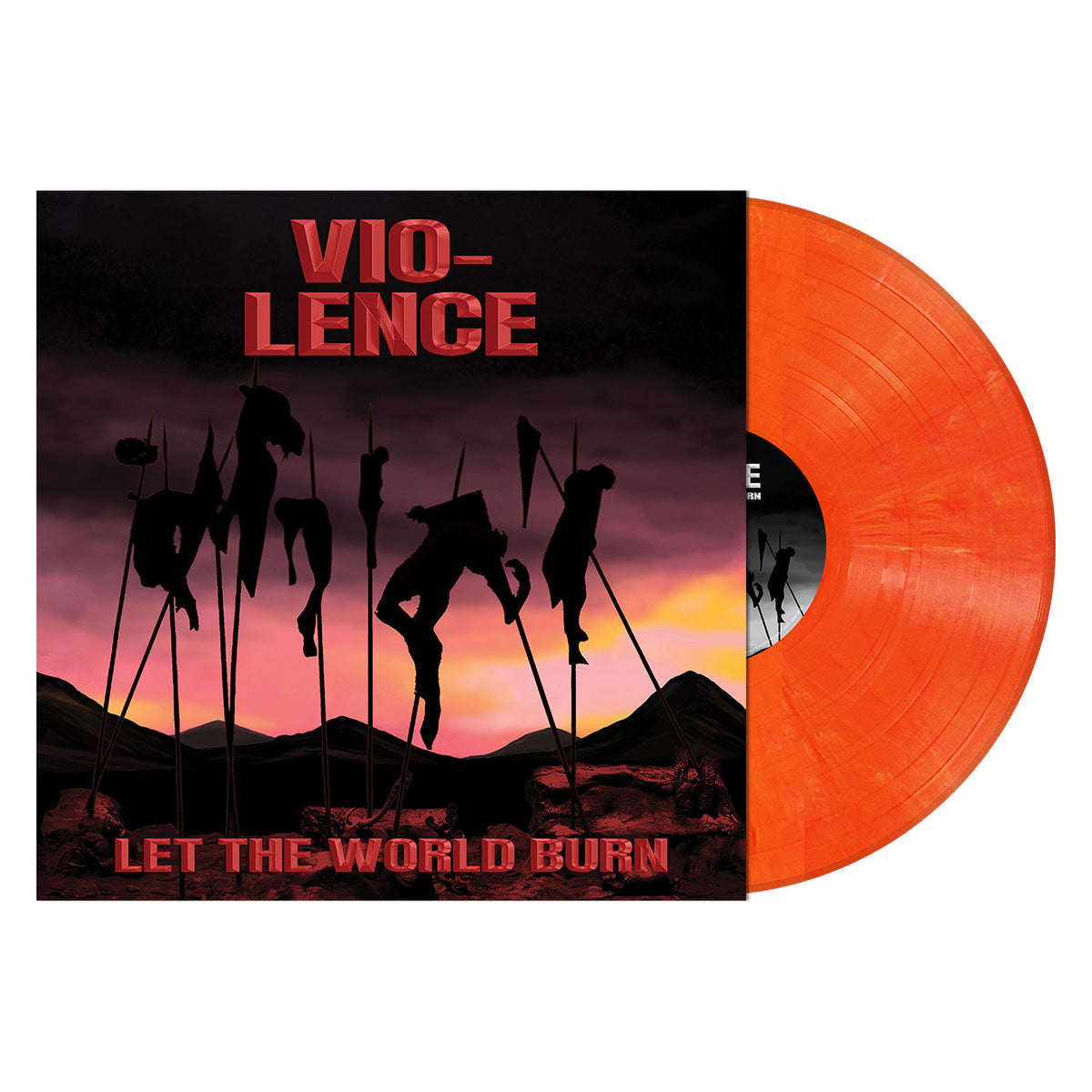 Vio-Lence - Let The World Burn [Orange + Red Marbled LP] – SolSta