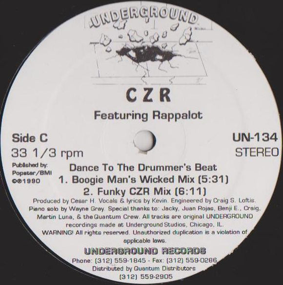 CZR - Dance To The Drummer's Beat