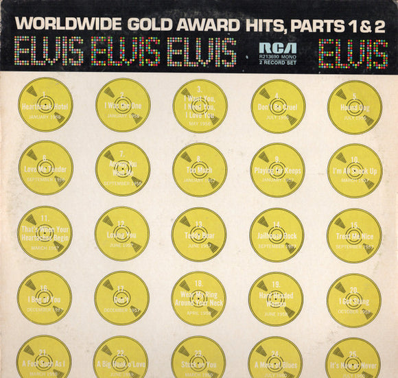 Elvis Presley - Worldwide Gold Award Hits, Parts 1 & 2