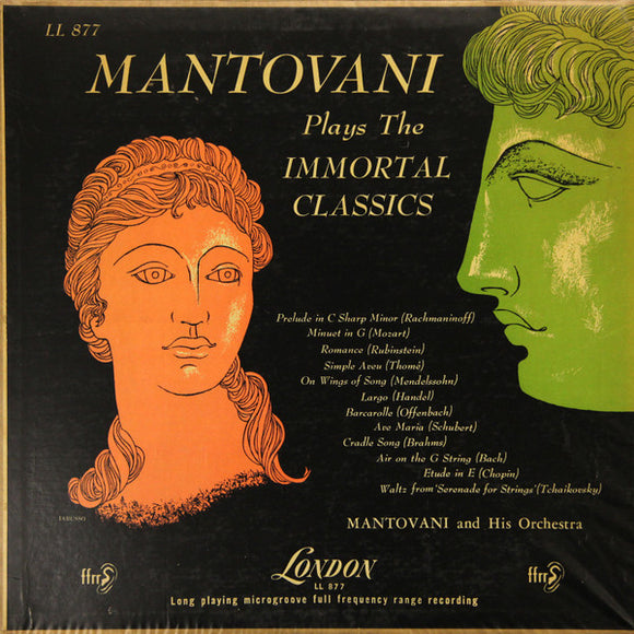 Mantovani And His Orchestra - Mantovani Plays The Immortal Classics