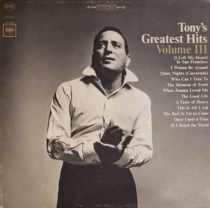 Tony Bennett - Tony's Greatest Hits, Volume III