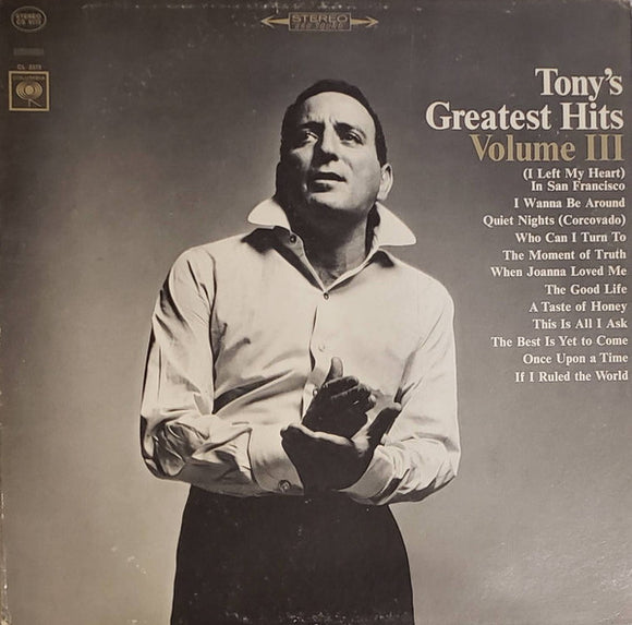 Tony Bennett - Tony's Greatest Hits, Volume III