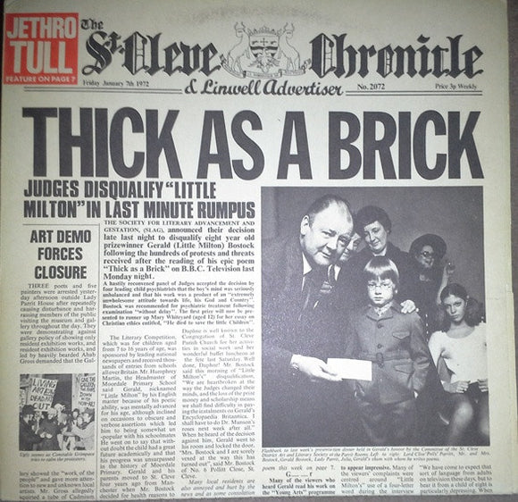 Jethro Tull - Thick As A Brick