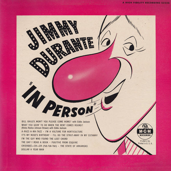 Jimmy Durante - In Person