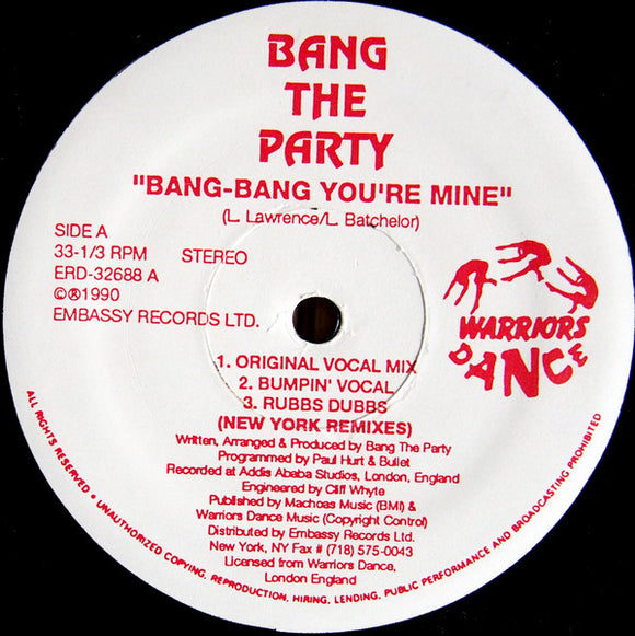 Bang The Party - Bang-Bang You're Mine
