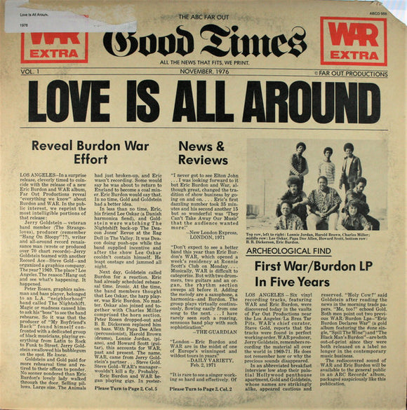 War / Eric Burdon - Love Is All Around