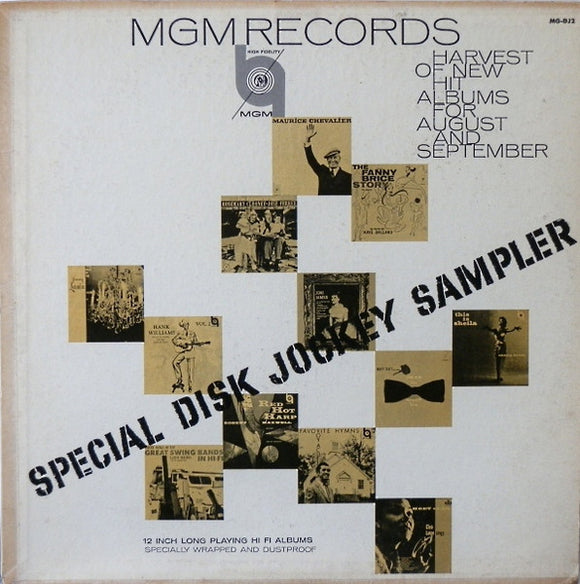 Various - Harvest Of New Hit Albums For August And September 1958