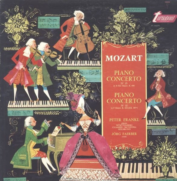 Wolfgang Amadeus Mozart - Piano Concerto Nº 15 In B Flat Major, K. 450 /  Piano Concerto Nº 11 In F Major, K. 413