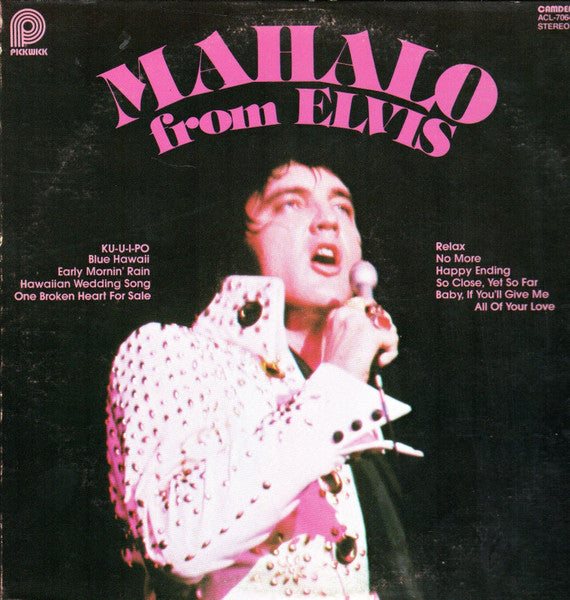 Elvis Presley - Mahalo From Elvis
