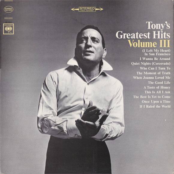 Tony Bennett - Tony's Greatest Hits Volume III