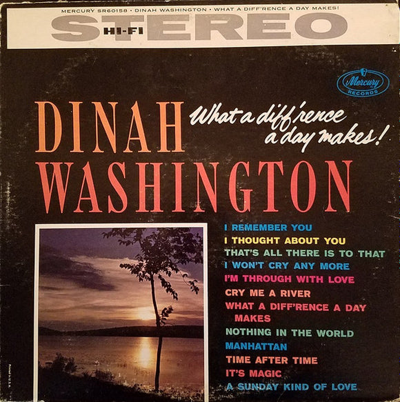 Dinah Washington - What A Diff'rence A Day Makes!