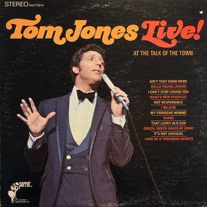 Tom Jones - Tom Jones Live! At The Talk Of The Town