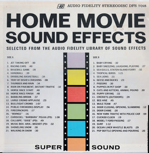 Unknown Artist - Home Movie Sound Effects
