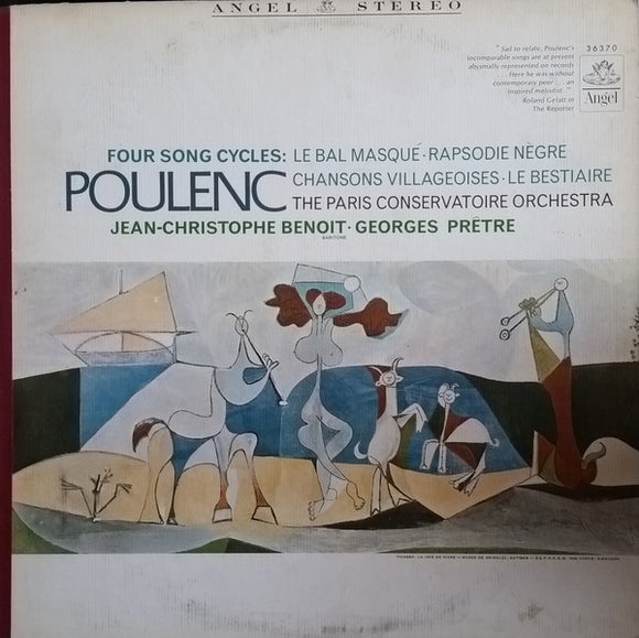 Francis Poulenc - Four Song Cycles: Le Bestiaire / Chansons Villageoises / Rapsodie Negre / Le Bal Masque