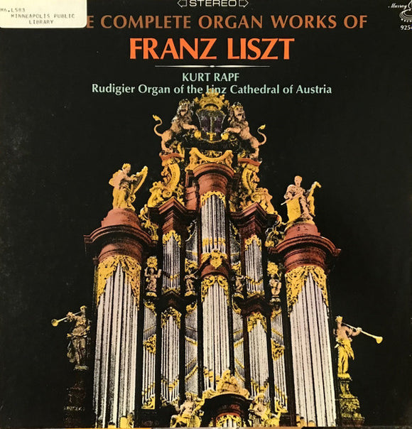 Franz Liszt - The Complete Organ Works Of Franz Liszt