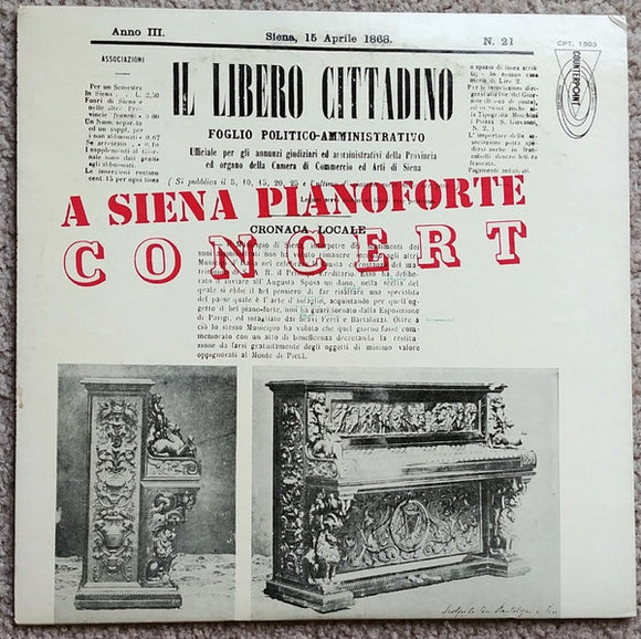 Various - A Siena Pianoforte Concert