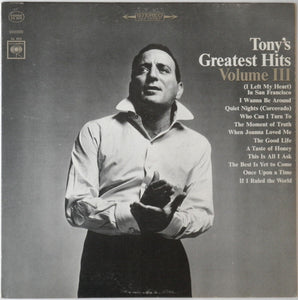 Tony Bennett - Tony's Greatest Hits Volume III