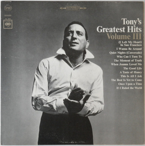 Tony Bennett - Tony's Greatest Hits Volume III