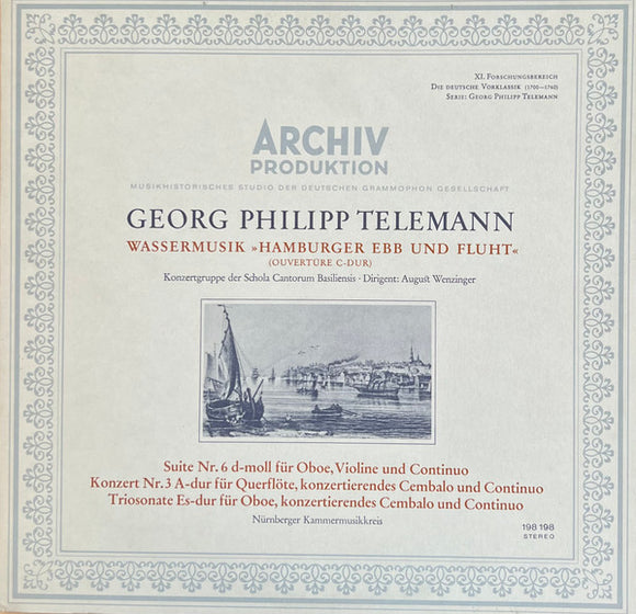 Georg Philipp Telemann - Wassermusik / Suite Nr. 6 / Konzert Nr. 3 / Triosonate