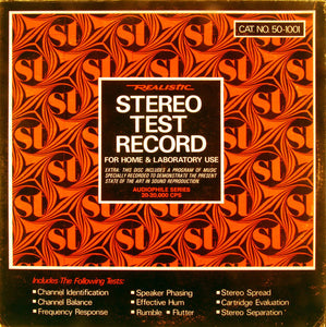 Various - Realistic Stereo Test Record