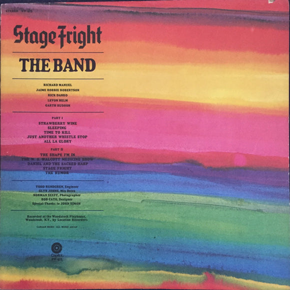 The Band - Stage Fright