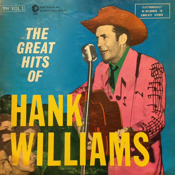Hank Williams With His Drifting Cowboys - The Great Hits Of Hank Williams
