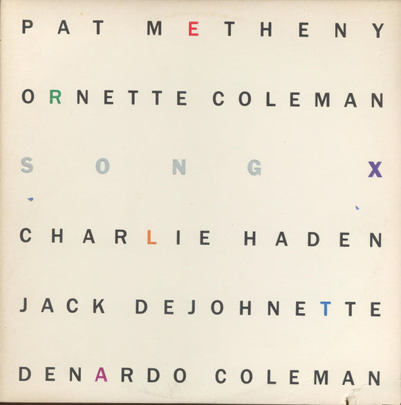 Pat Metheny / Ornette Coleman - Song X