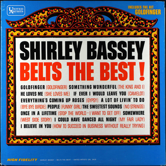 Shirley Bassey - Shirley Bassey Belts The Best!