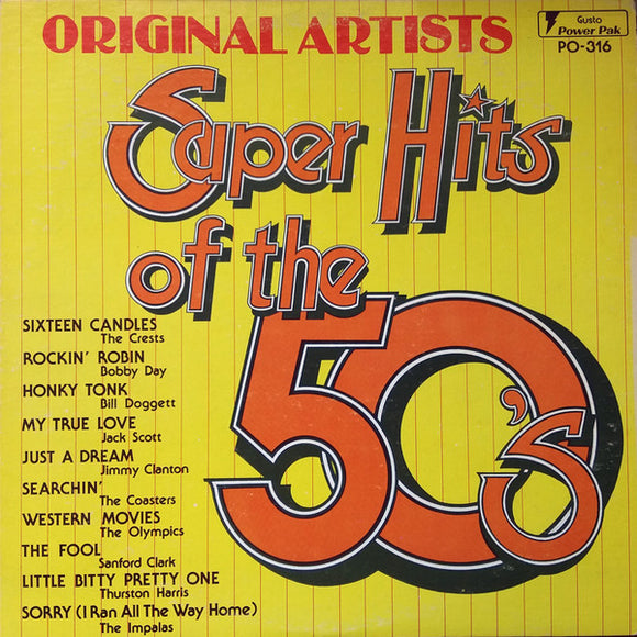 Various - Super Hits Of The 50's