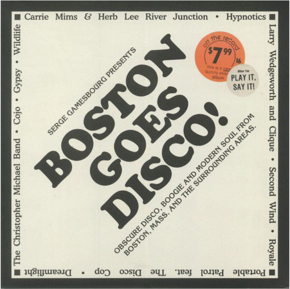Serge Gamesbourg - Boston Goes Disco!