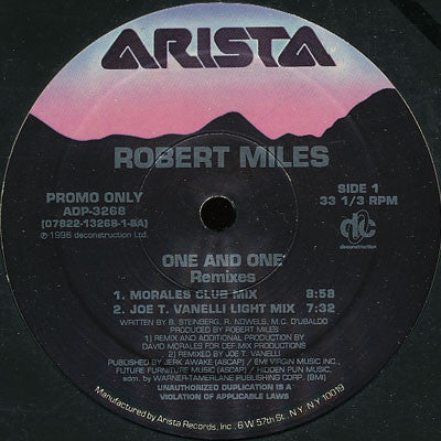 Robert Miles - One And One (Remixes)
