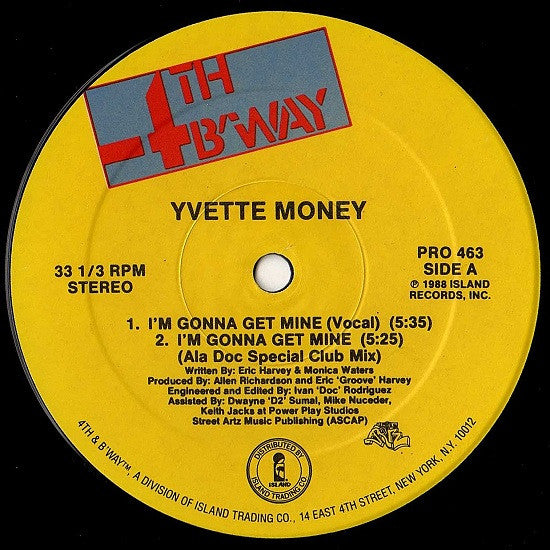 E-vette Money - I'm Gonna Get Mine / The Other Side Of Me