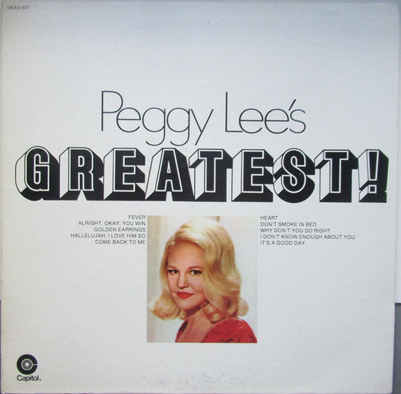 Peggy Lee - Peggy Lee's Greatest!