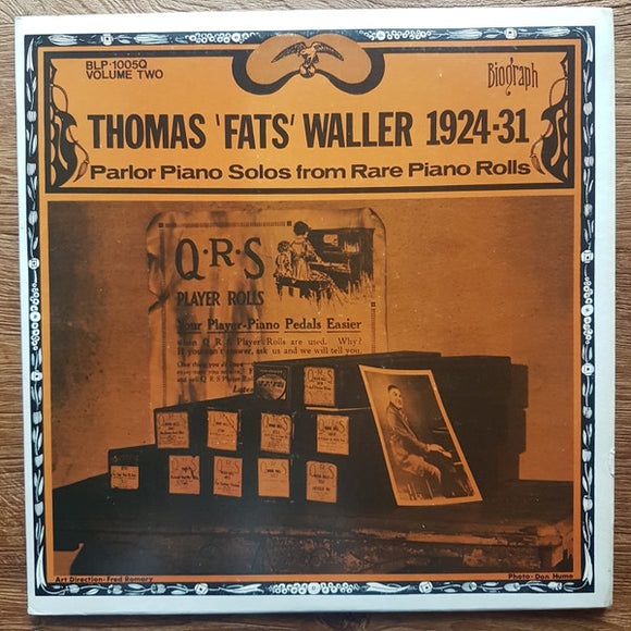 Fats Waller - 1924-1931 Parlor Piano Solos From Rare Piano Rolls Vol. 2