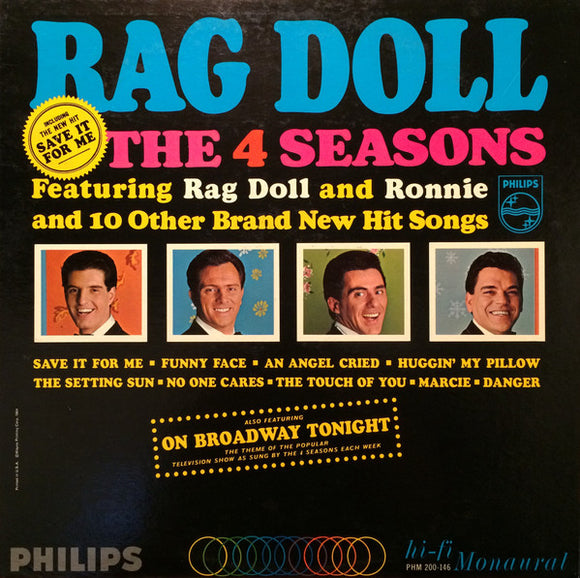 The Four Seasons - Rag Doll