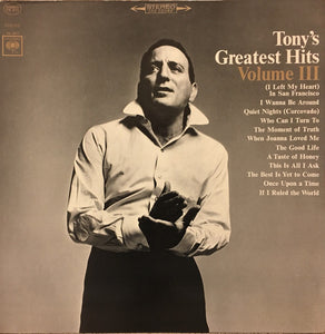 Tony Bennett - Tony's Greatest Hits Volume III