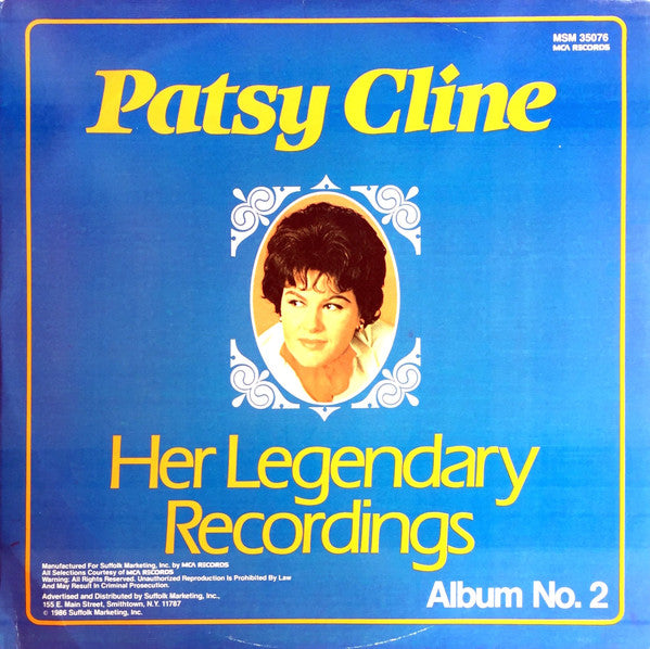 Patsy Cline - Her Legendary Recordings – SolSta Records