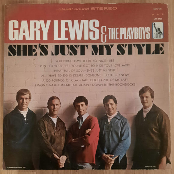 Gary Lewis & The Playboys - She's Just My Style