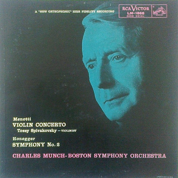 Gian Carlo Menotti - Violin Concerto - Symphony No. 2