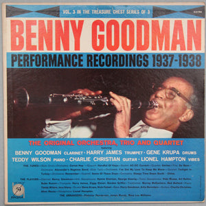 Benny Goodman - Performance Recordings 1937-1938