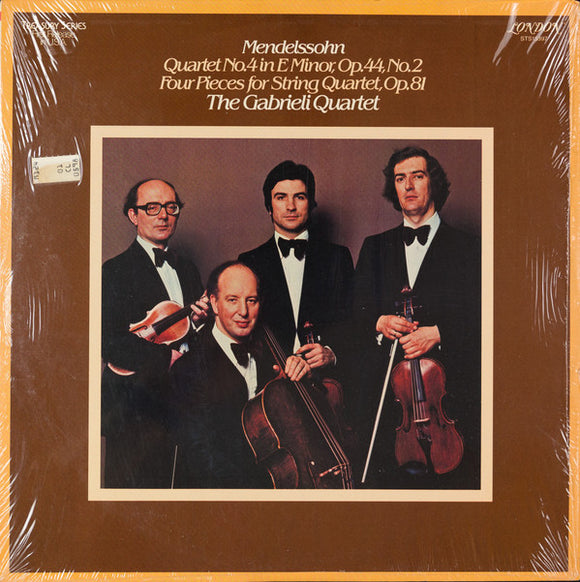 The Gabrieli String Quartet - Quartet No. 4 In E Minor, Op.44, No.2 / Four Pieces For String Quartet, Op.81