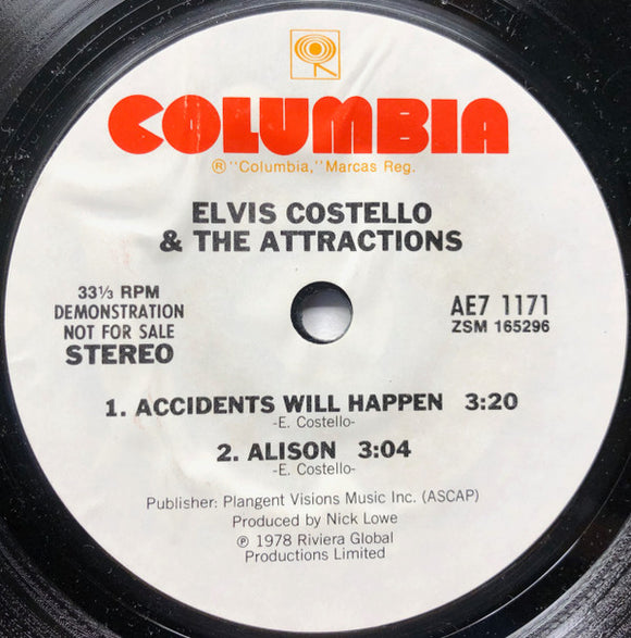Elvis Costello & The Attractions - Accidents Will Happen / Alison