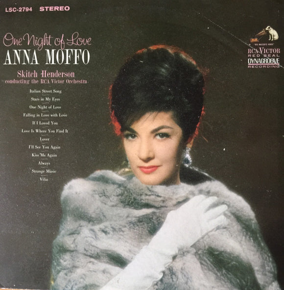 Anna Moffo - One Night Of Love