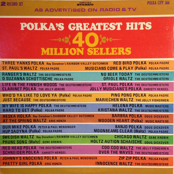 Various - Polkas Greatest Hits: 40 Million Sellers