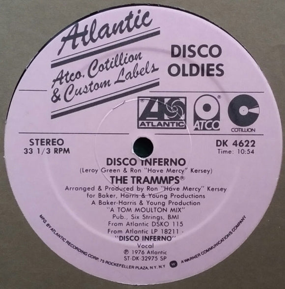 The Trammps - Disco Inferno / That's Where The Happy People Go