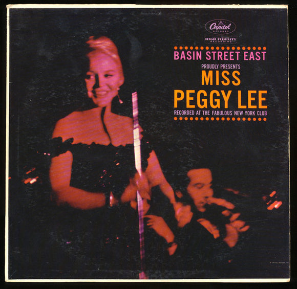 Peggy Lee - Basin Street East Proudly Presents