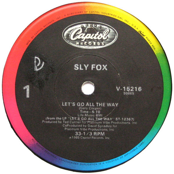 Sly Fox - Let's Go All The Way