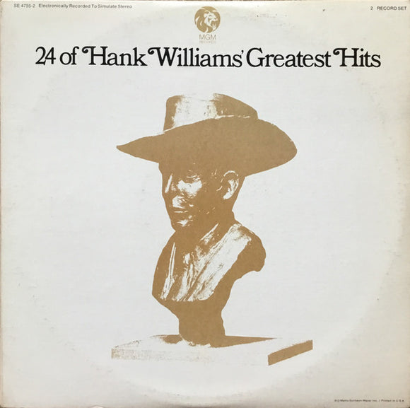 Hank Williams - 24 Of Hank Williams' Greatest Hits