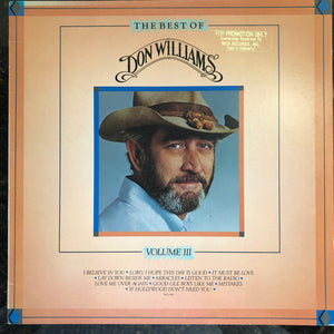 Don Williams - The Best Of Don Williams, Volume III