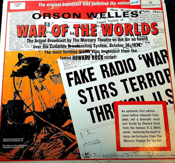 Orson Welles - Orson Welles' War Of The Worlds